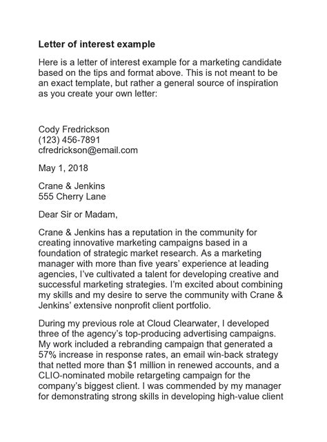 30 Editable Letter of Interest for a Job Templates - TemplateArchive