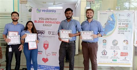 Vedanta Aluminium organizes blood donation camp at its Jharsuguda ...