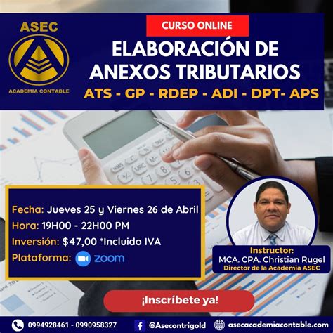 ELABORACIÓN DE ANEXOS TRIBUTARIOS ATS-GP-RDEP-ADI-DPT-APS - ASEC