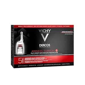 Buy Vichy Dercos Aminexil Clinical 5 Targets Men - 21 Ampoules Online ...