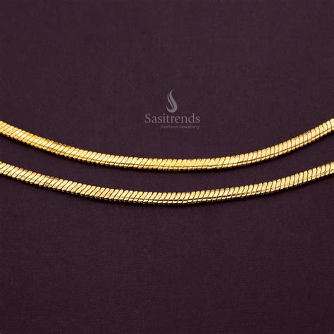 Guaranteed South Indian Design Micro Gold Plated Anklets - Sasitrends