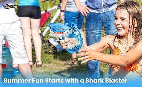 Buy Toyshine Shark Shape Automatic Electric Water Gun Toy | Continuous ...