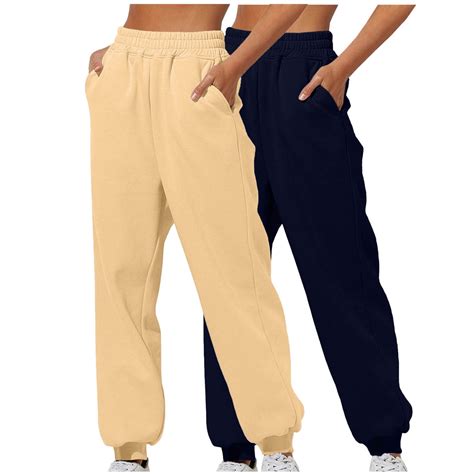 2PC Navy Blue Joggers Women Women Petite Sweatpants Plus Size Petite ...