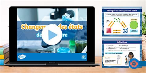 Pure Substances and Mixtures Lesson 5 - Changing States French