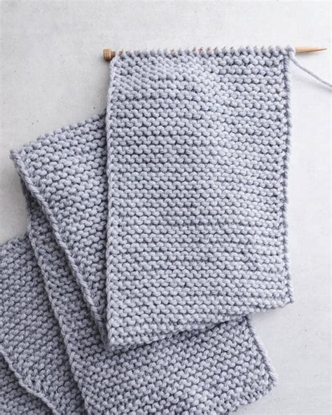 Image result for Knitting Pattern Basic Scarf