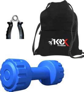 KRX 1 KG PVC Dumbbell + Backpack + Hand Gripper Dumbbell Kit Kit - Buy ...