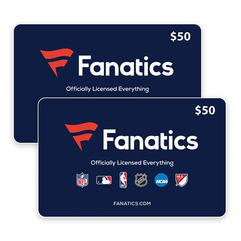 Sam's Club Members: $100 Value Fanatics Gift Cards (2x $50) $80 + Free ...