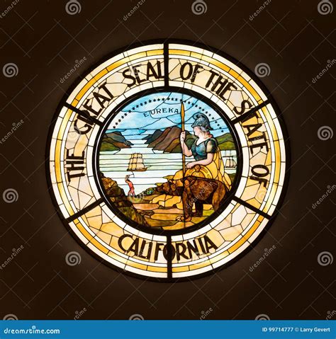 California State Seal stock image. Image of democratic - 99714777
