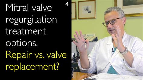 Mitral valve regurgitation treatment options. Repair vs. valve replace ...