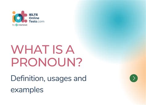 What is a pronoun? How many types does it have? | IELTS Online Tests