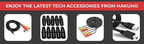 HAKUHO 3.5mm 1/8" TRRS to 3 RCA Male Cable 3rca to AUX Cable Cord for ...