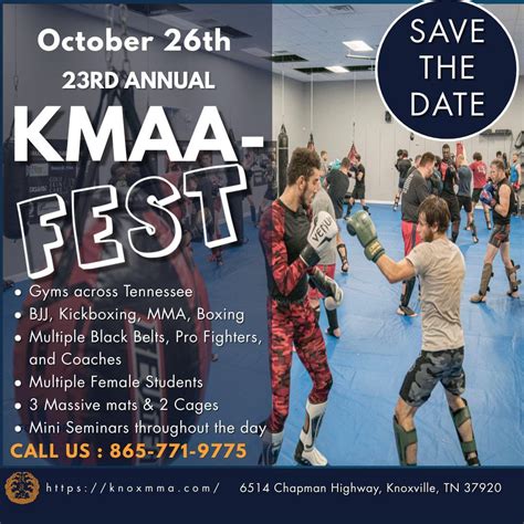 23rd Annual KMAA Fest: Sparring, Open Mat, Technique Sharing, 6514 ...
