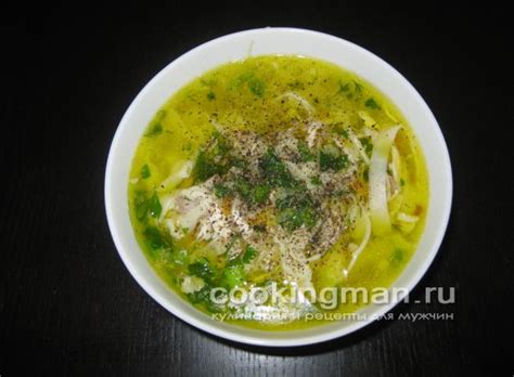 Куриный суп с домашней яичной лапшой - Кулинария для мужчин