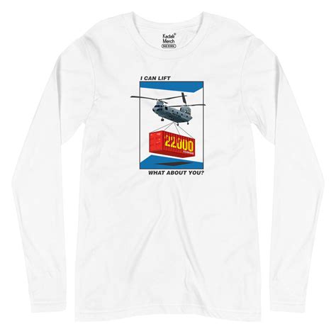 Chinook - I Can Lift 22,000 KG Full Sleeves T-Shirt – KadakMerch