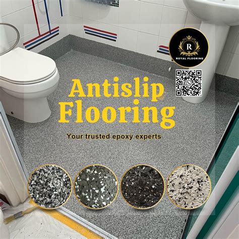 Epoxy flooring | Flakes epoxy| Anti Slip| Safe floor | Toilet ...