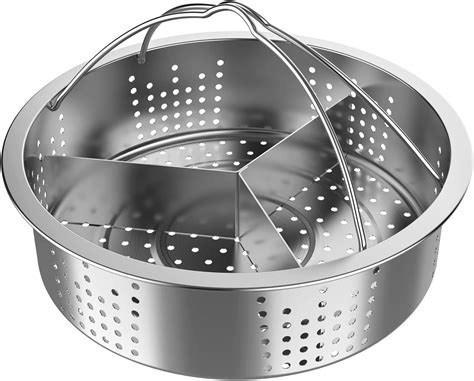 Stainless Steel Steamer Basket Rack - Steamer Holder Trio Separator Set ...