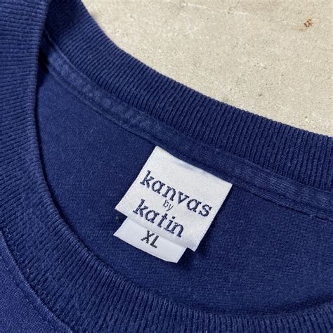 USA製 kanvas by katin キャンバスバイケイティン 両面プリント サーフ Tシャツ メンズXL 古着 バックプリント 胸ロゴ ...