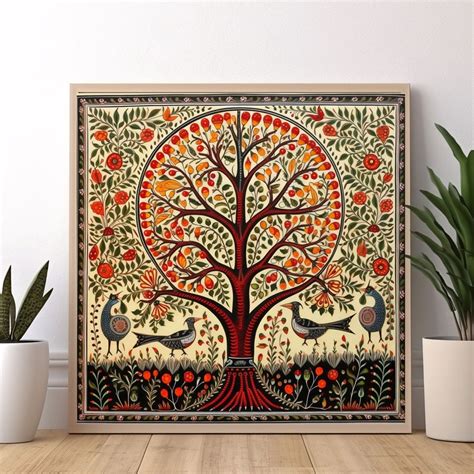 Buy Madhubani Painting Online In India - Etsy India