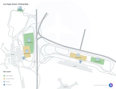 Las Vegas Airport (LAS) Parking Rates and Map