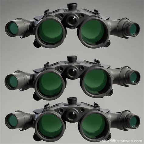 concept art for ground panoramic night vision goggles with four lenses ...
