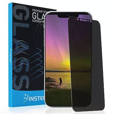 2 Pcs Anti-spy Privacy Tempered Glass Screen Protector Film For Apple ...