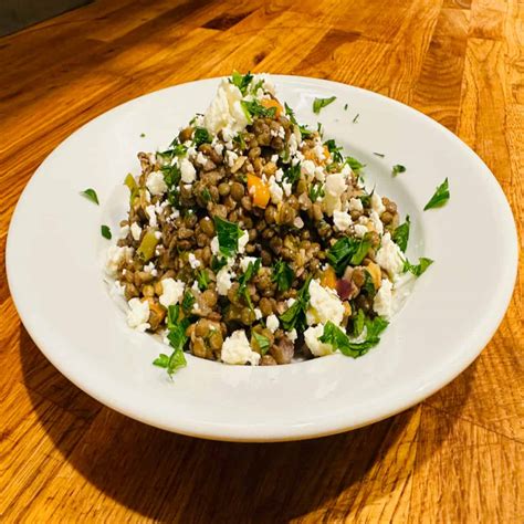 French Lentil Salad with Feta - Secret Kitchen Society