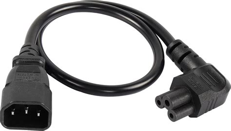 GELRHONR Right Angle C14 to C5 Power Cord, 18AWG, 90 Degrees, India | Ubuy