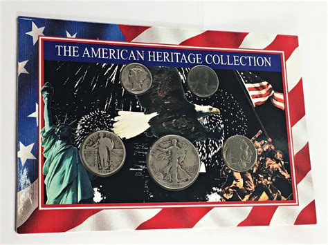 1942 Walking Liberty 50c, 1925 Standing Liberty 25c, 1941 Mercury 10c ...