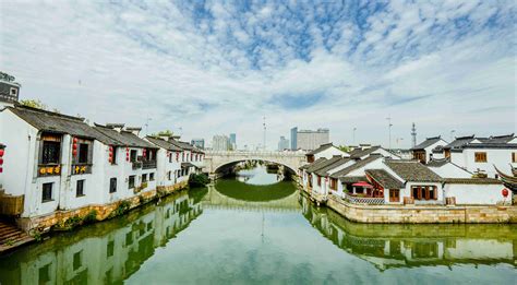 蓝天白云下的无锡城市建筑航拍全景风光—高清视频下载、购买_视觉中国视频素材中心