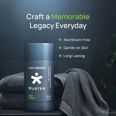 Deodorant for Men: Long-Lasting Deo Stick Online | Muster Men