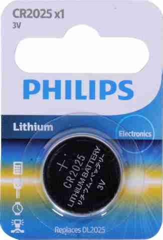 PHILIPS CR2025 Lithium Coin Battery - PHILIPS : Flipkart.com