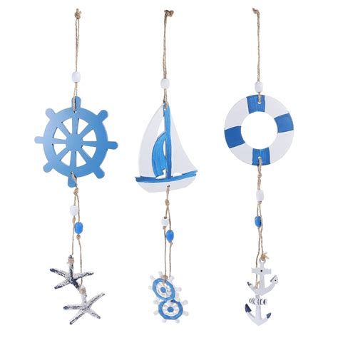 3Pcs Ocean Ornaments Beach Theme Party Decorations - 13391386964 ...