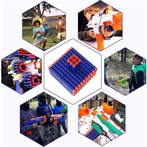 Buy Coodoo Compatible Darts 1000 PCS Refill Pack Bullets for Nerf N ...