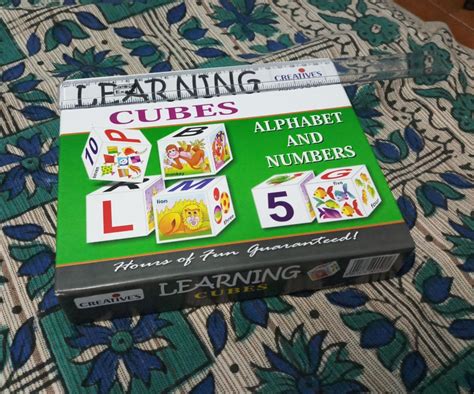 Buy Creative's - Learning Cubes Alphabet And Numbers (Multi-Color ...