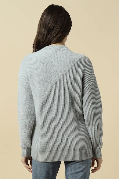 Buy Women Grey Textured Round Neck Casual Sweater Online - 39830979 ...