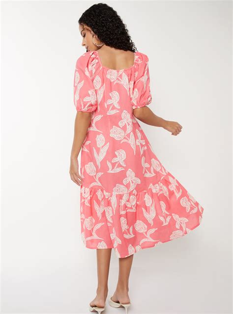 Buy Women Floral Print Midi Dress Online at just Rs. 999.0 ...