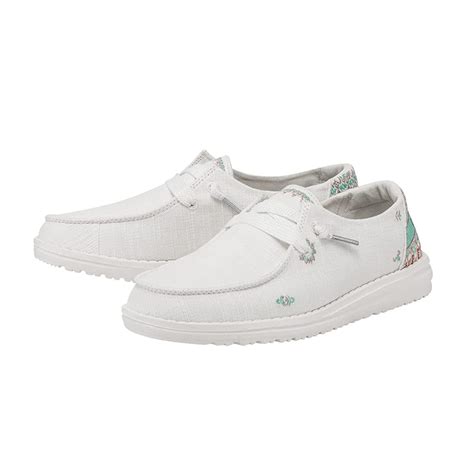 White Hey Dudes Women