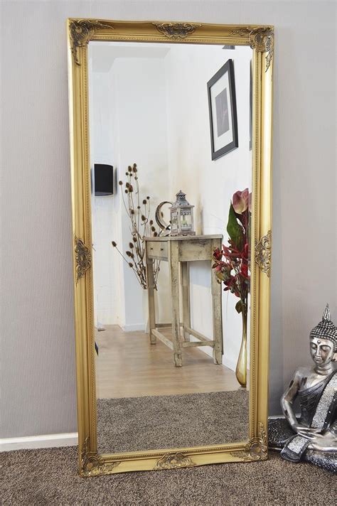 15 Collection of Gold Standing Mirror