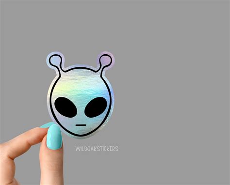 Alien Head Sticker 的图像结果