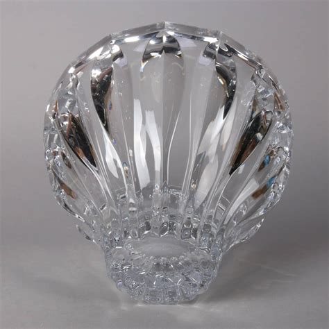 Contemporary Baccarat School Tulip Form Crystal Vase, 20th Century at ...
