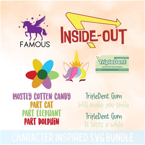 Inside Out Inspired SVG Bundle | Auntie Tay