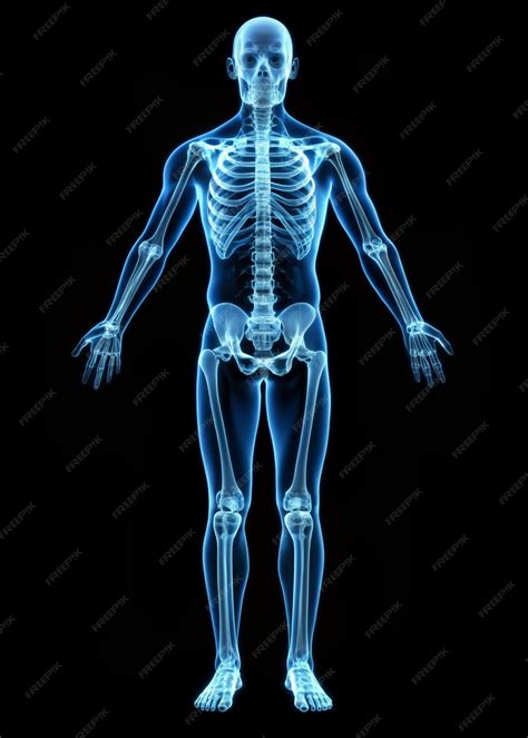 Premium Photo | Full Body XRay Scanning Full Human Body Anatomy
