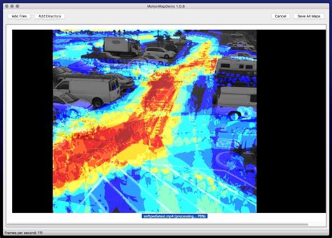 Motion Map Examples 的图像结果