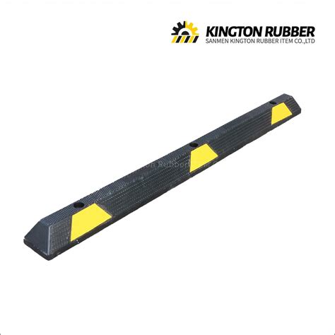Factory Reflective 1650mm Truck Wheel Stopper - Rubber Wheel Stopper ...