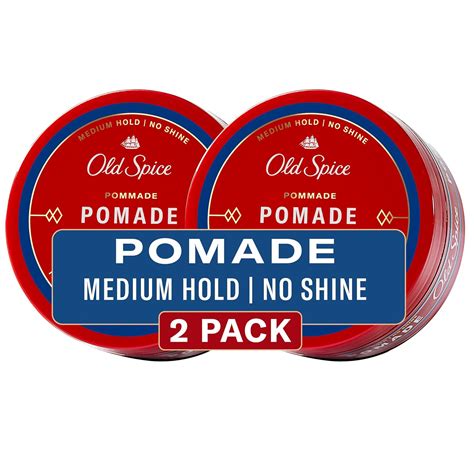 Amazon.com: Old Spice Hair Styling Pomade for Men, Medium Hold No Shine ...