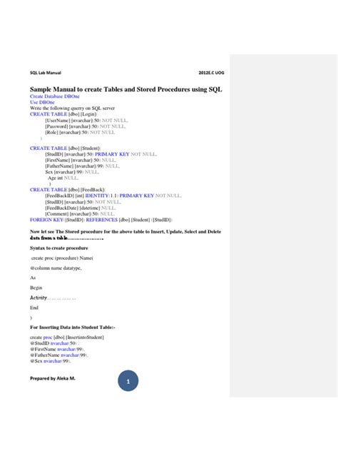 Image result for SQL Manual Handbook