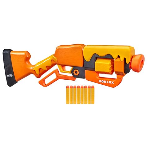 Buy NERF Roblox Adopt Me!: Bees! Lever Action Dart Blaster, Rotating 8 ...