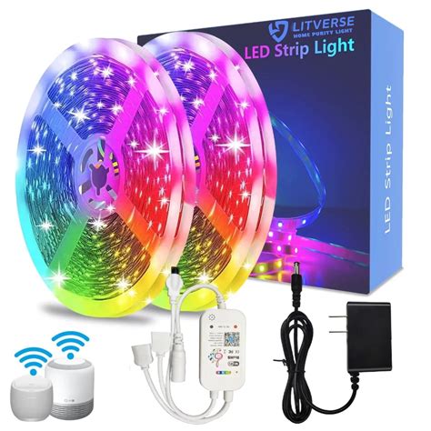 LITVERSE 10M Intelligent Wifi Changing Music Synchronous Light Strip W