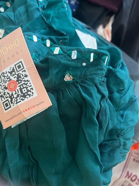 Shop Citrine Green Mirror Work Georgette Kurta Set for Women Online in ...