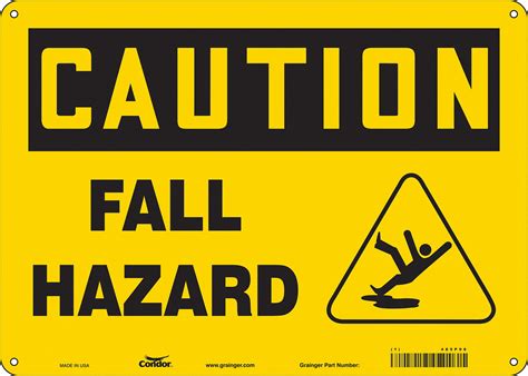 Polyethylene, Mounting Holes Sign Mounting, Safety Sign - 485P98|485P98 ...